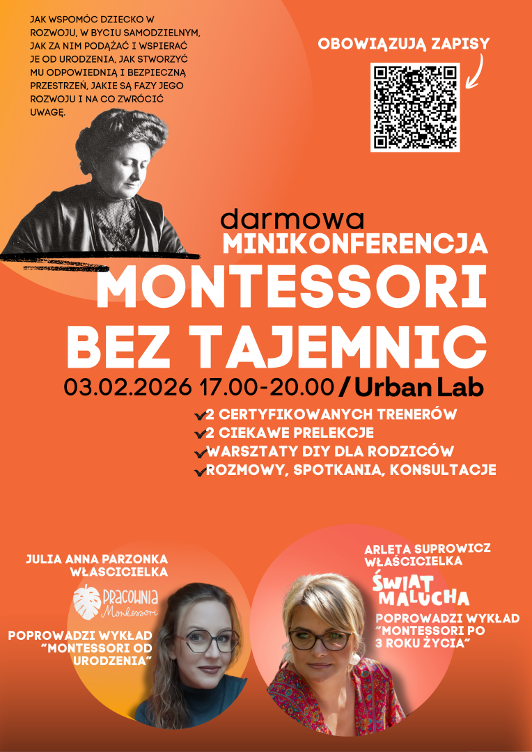 Minikonferencja Montessori w Urban Lab Racibórz