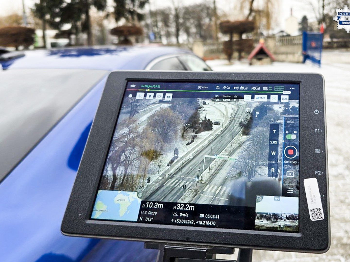 Dron nad przejściem – kolejna policyjna akcja w Raciborzu