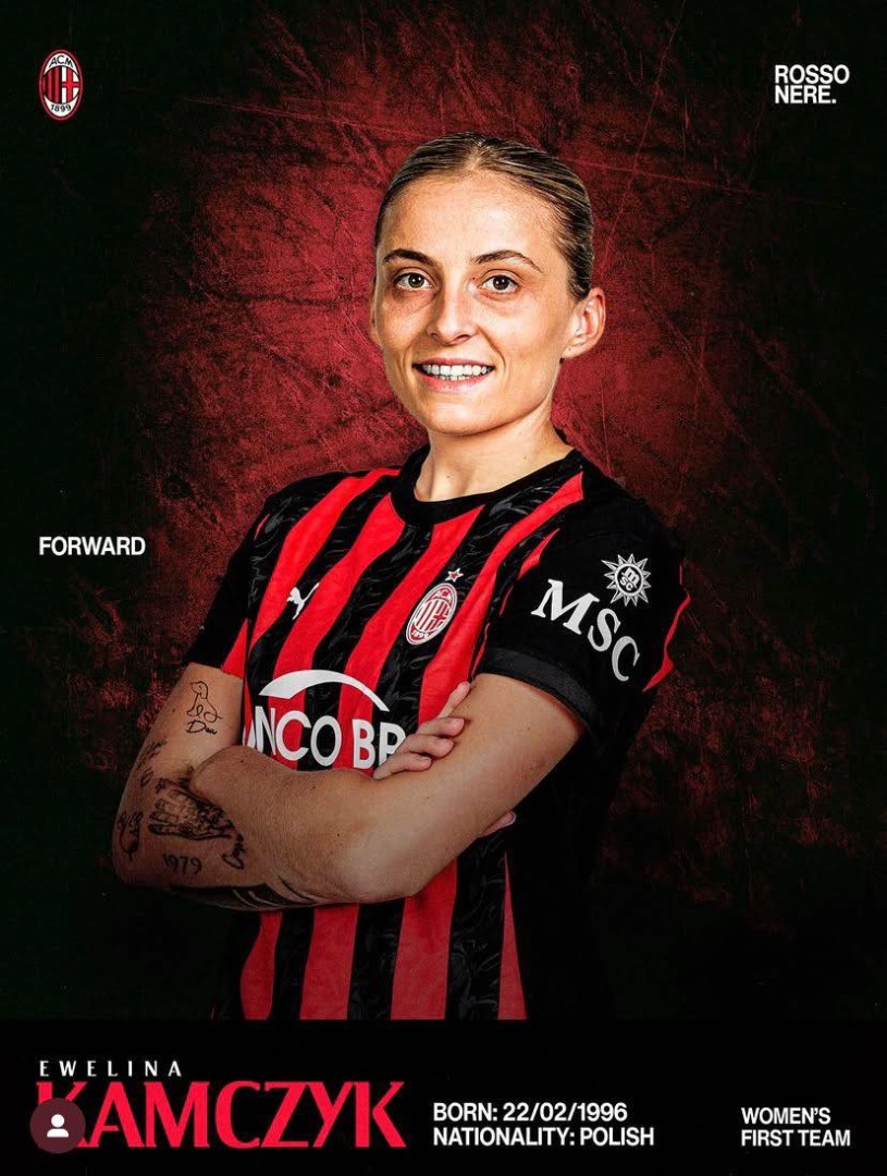 Z Krzyżanowic do Mediolanu. Ewelina Kamczyk zawodniczką AC Milan