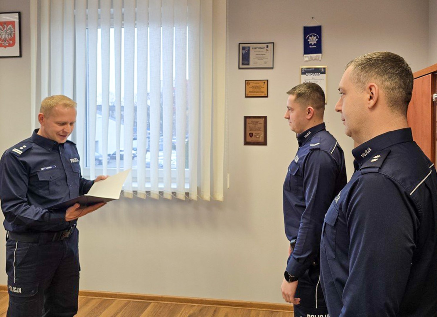 Kolejny krok w służbie. Mianowanie na wyższy stopień w raciborskiej komendzie