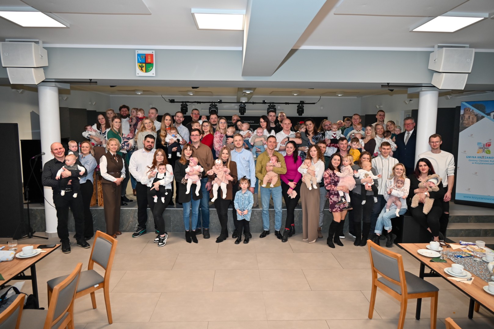 Przywitanie najmłodszych mieszkańców gminy Krzyżanowice