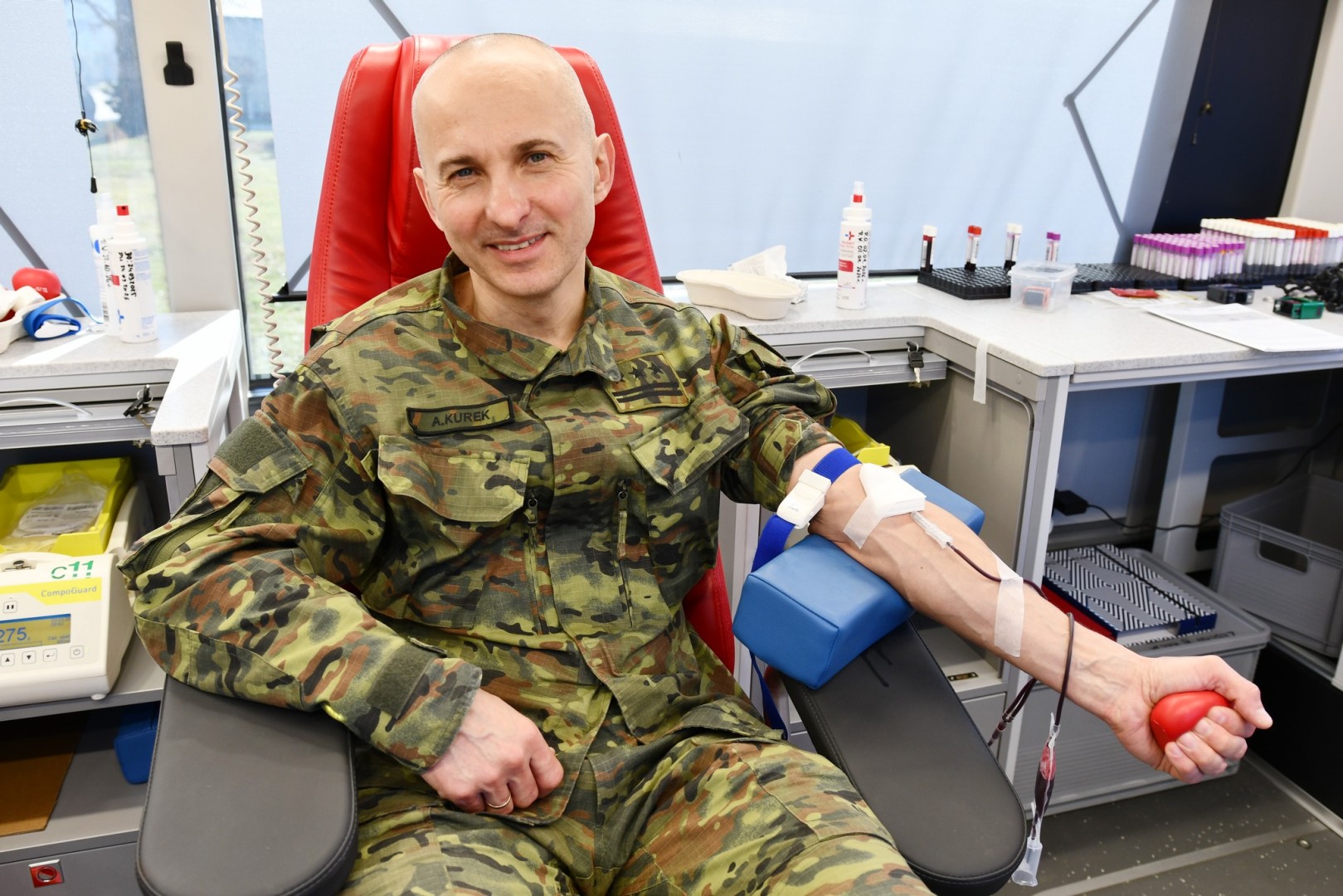 Pierwsza tegoroczna akcja zbiórki krwi w Śląskim Oddziale SG