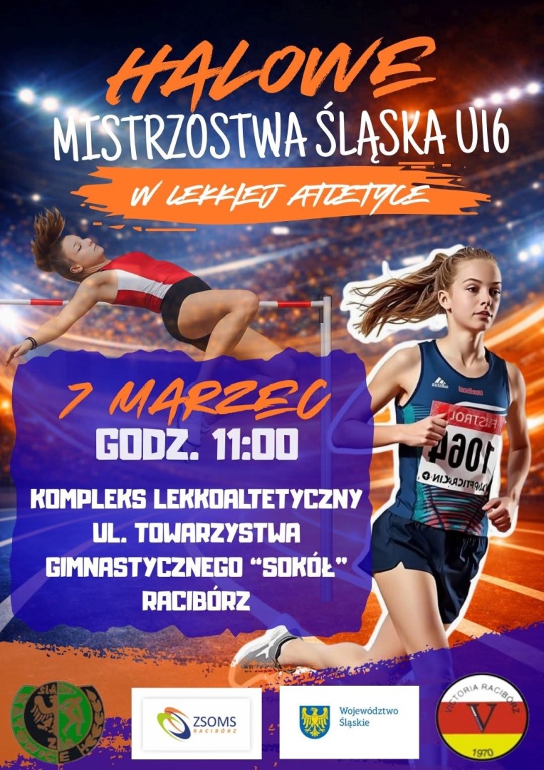 Halowe Mistrzostwa Śląska w LA w Raciborzu