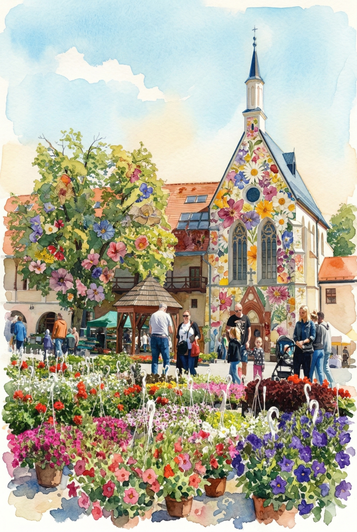 Wiosenny Jarmark Kwiatów, Zdrowej Żywności i Rękodzieła na Zamku Piastowskim w Raciborzu