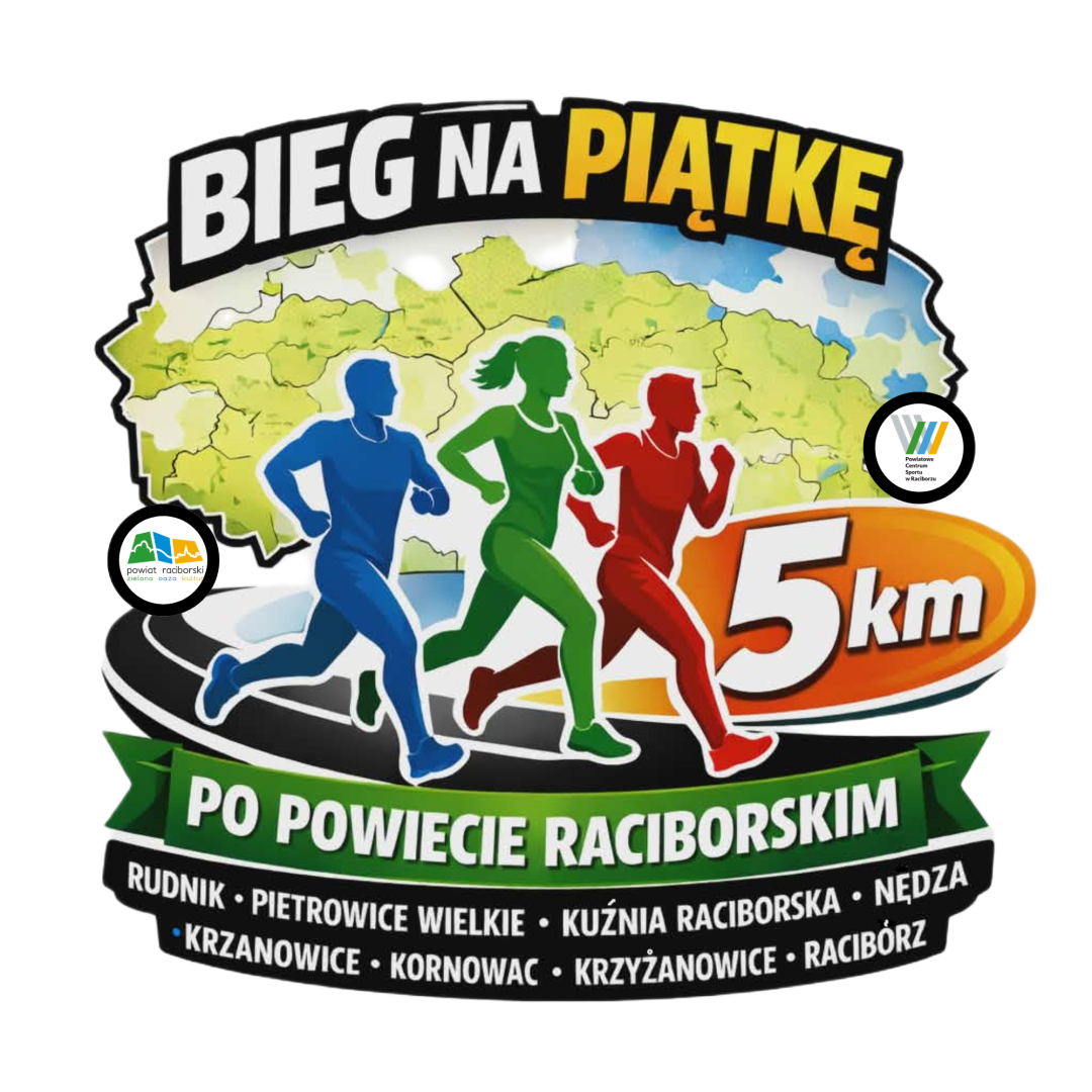 5 kilometrów, 8 biegów, jedna kolekcja medali – rusza Bieg na Piątkę po Powiecie Raciborskim