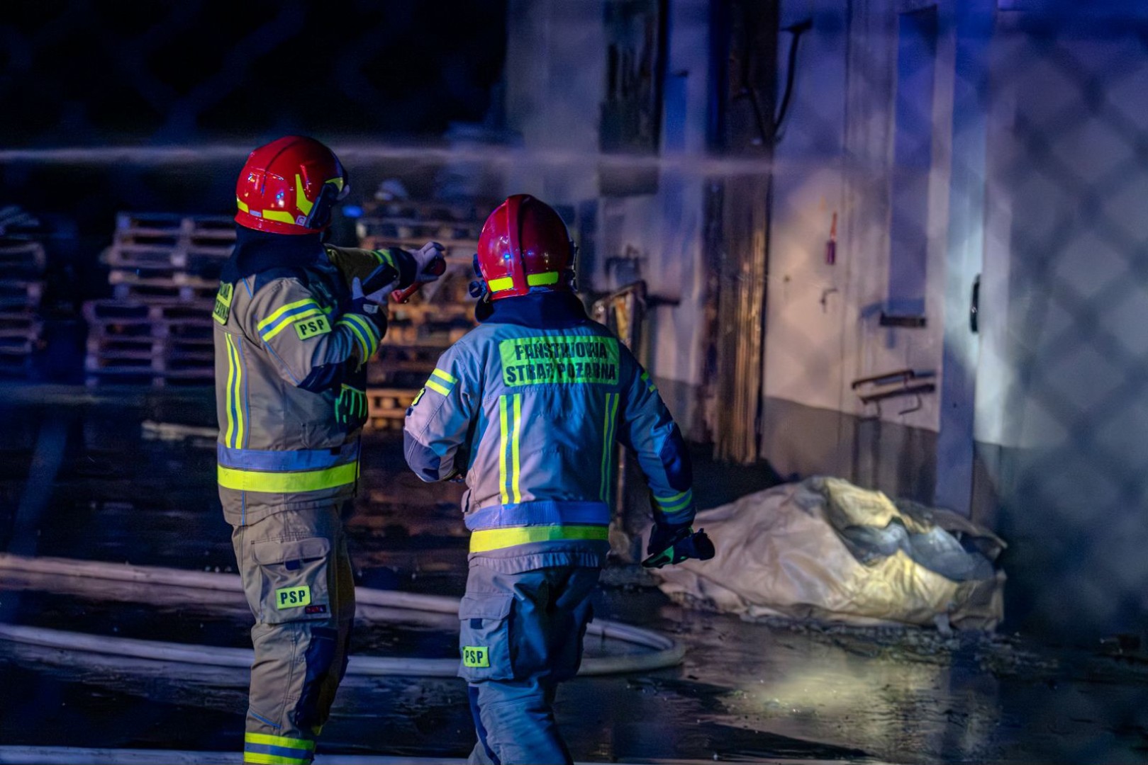 Czujka tlenku węgla, pożar trawy i zadymienie w mieszkaniu – pracowity dzień strażaków w powiecie raciborskim