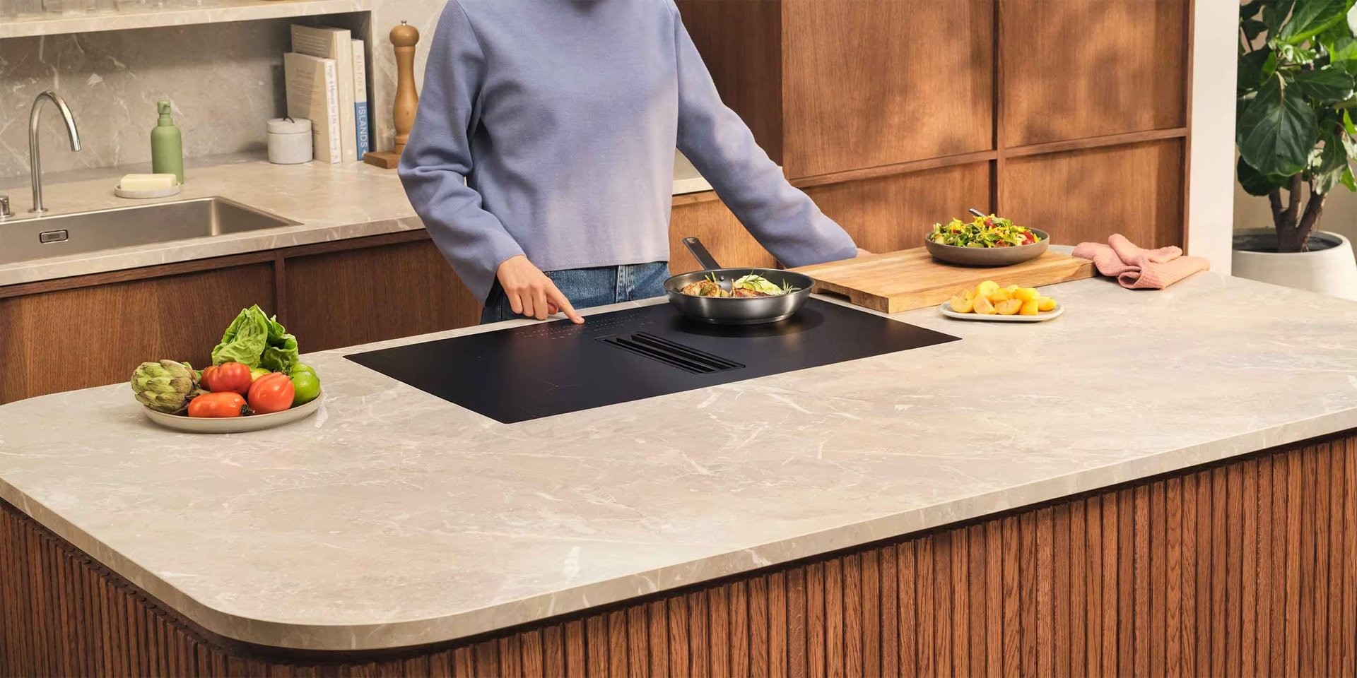 Odporna na zarysowania, elegancka i prosta w czyszczeniu. Płyta indukcyjna SaphirMatt®