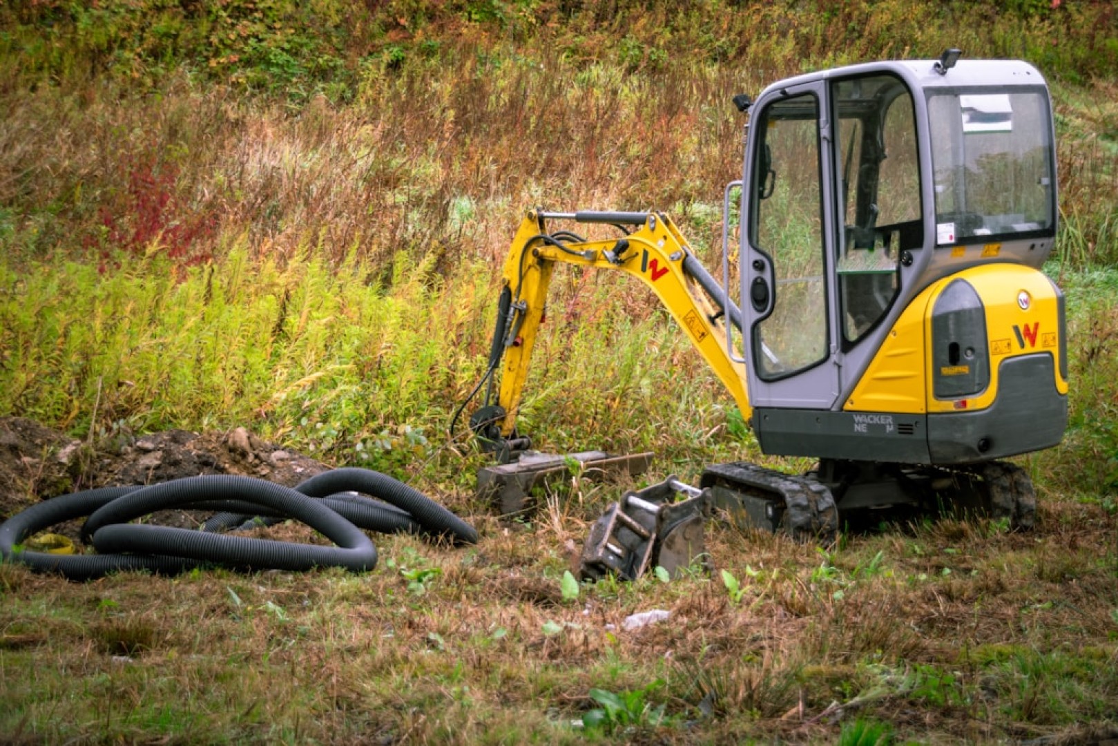 Mały ogród, wielkie zmiany - Jak minikoparka ułatwia aranżację terenu wokół domu?