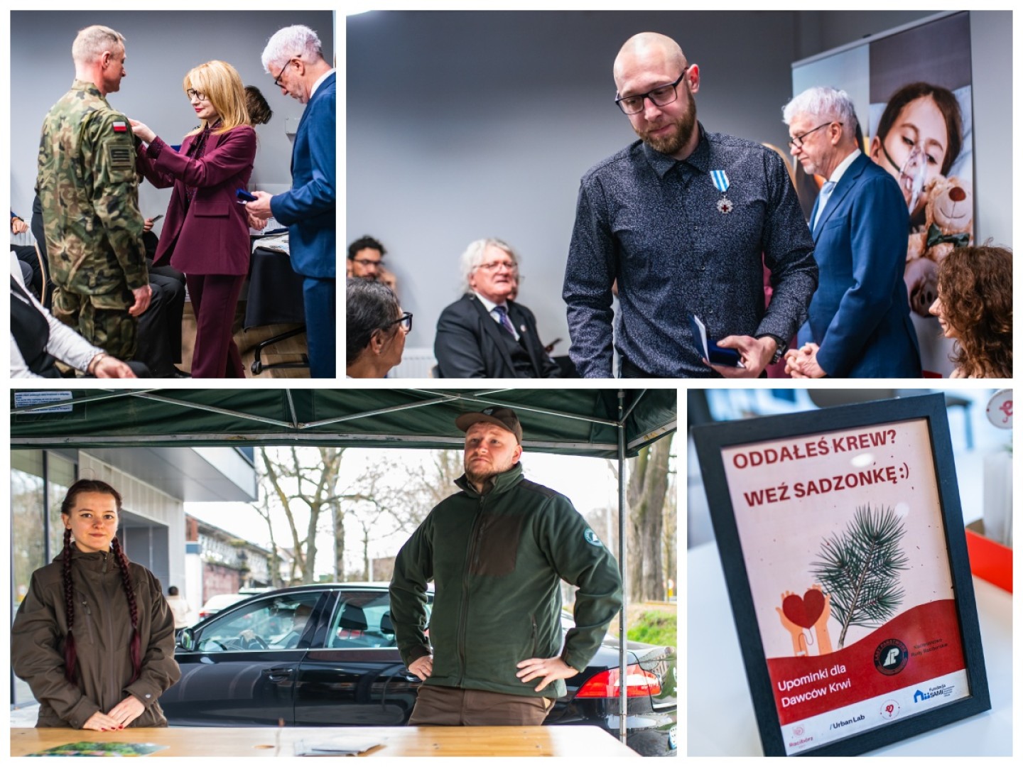 25 bohaterów uhonorowanych. Akcja krwiodawstwa z zielonym akcentem w Raciborzu [FOTO i WIDEO]