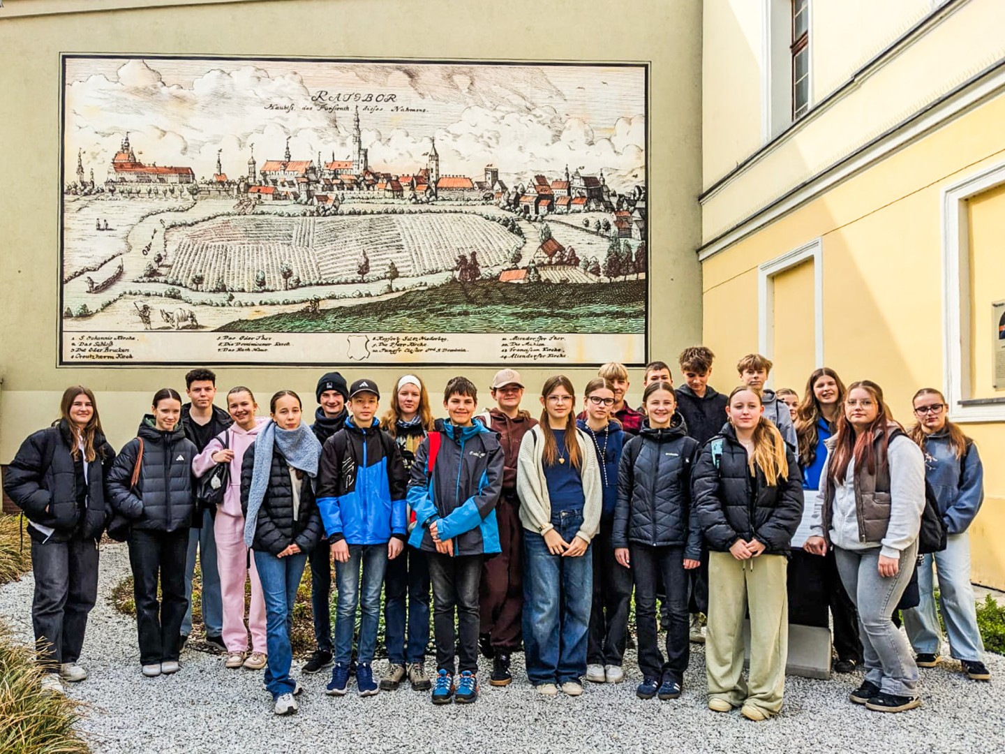 Wizyta uczniów z Gymnasium Roth w Raciborzu w świątecznej, wielkanocnej atmosferze