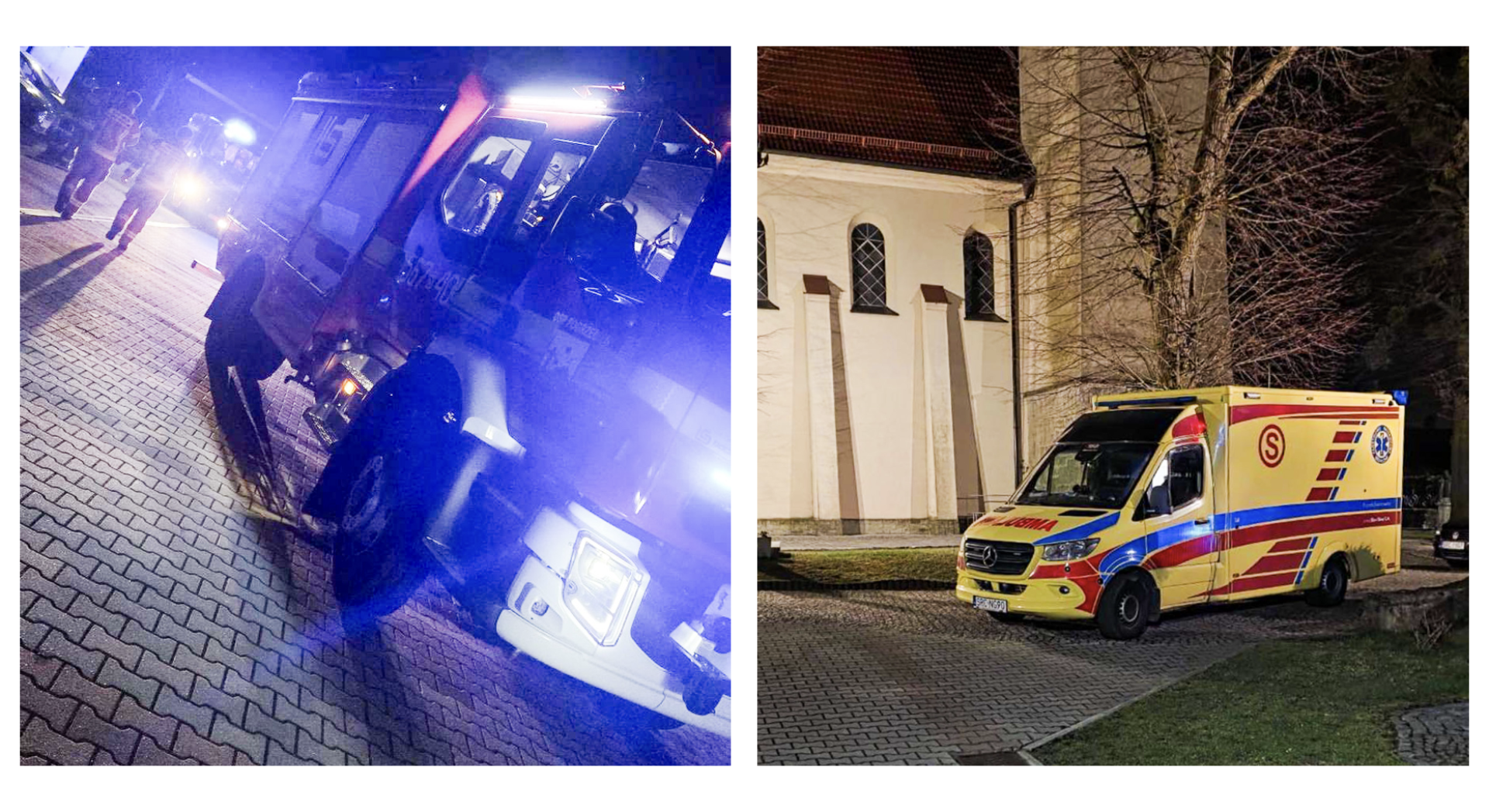 Interwencje straży pożarnej w powiecie raciborskim. Dwa zdarzenia z udziałem osób poszkodowanych