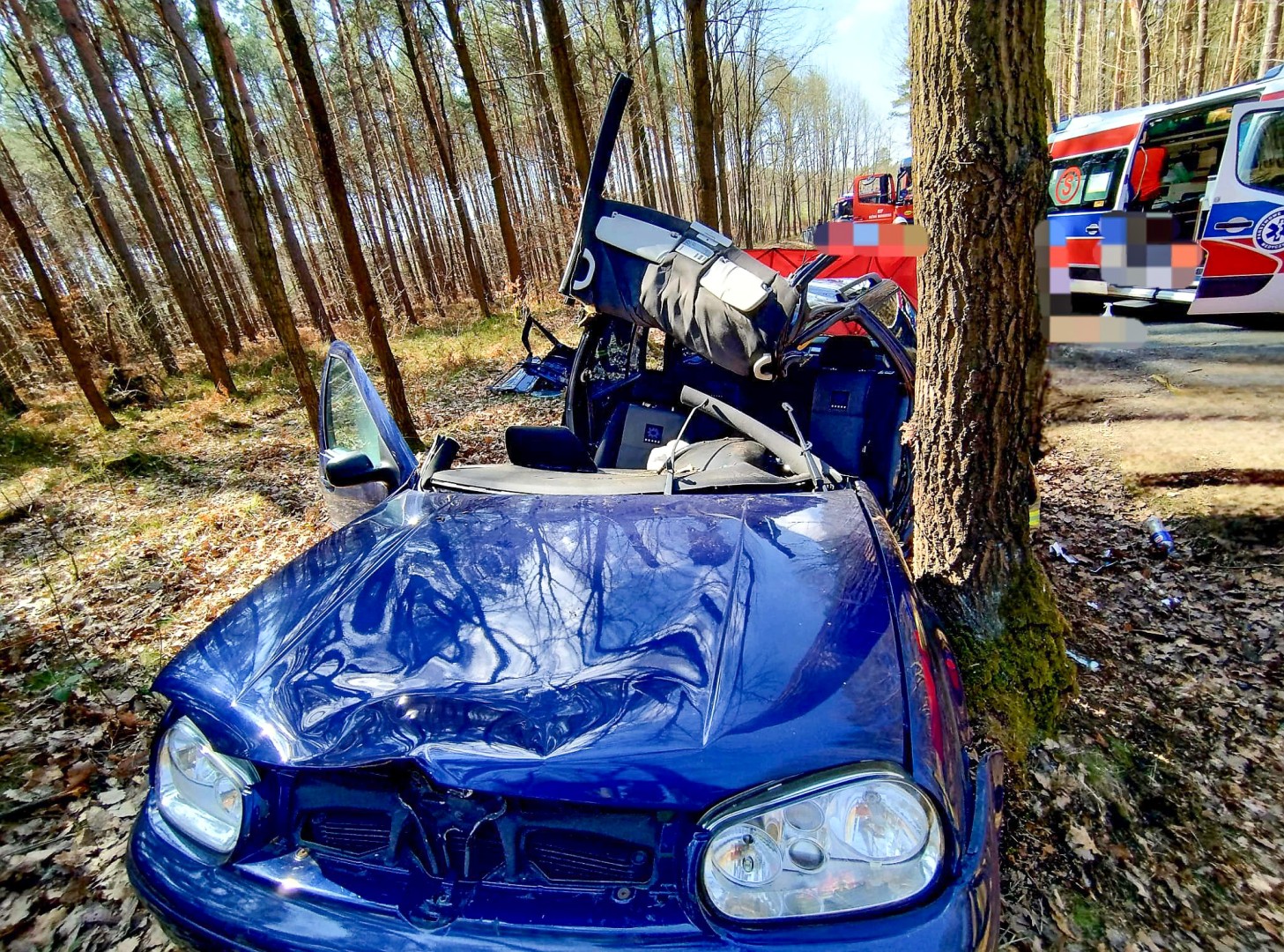 Komunikat Policji w sprawie tragicznego wypadku na DW 425 Kuźnia Raciborska – Ruda Kozielska