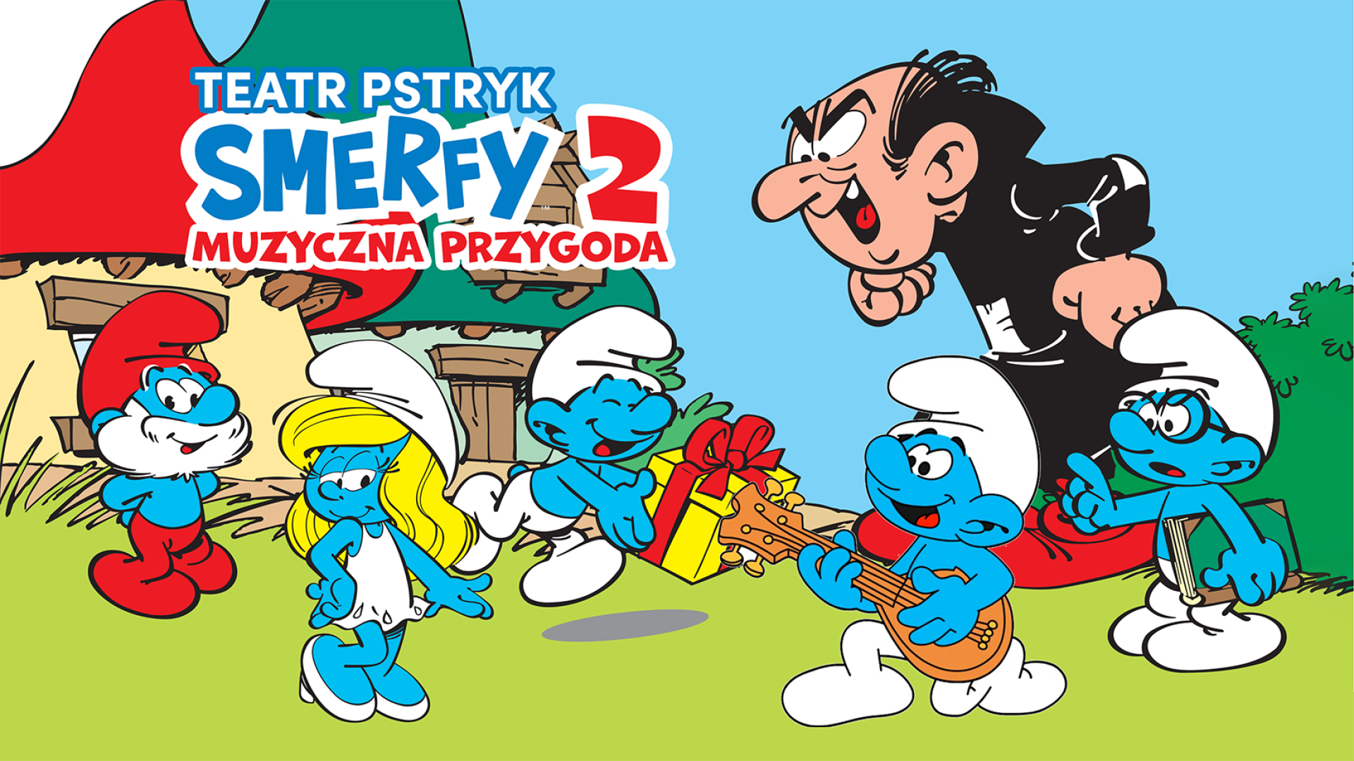 SMERFY 2 - muzyczna przygoda. Niebiescy bohaterowie powracają na scenę Strzechy z nowym przedstawieniem