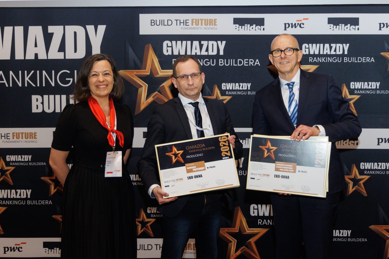 Eko-Okna S.A. zdominowały Ranking Buildera 2026. Pięć wyróżnień dla lidera z Kornic