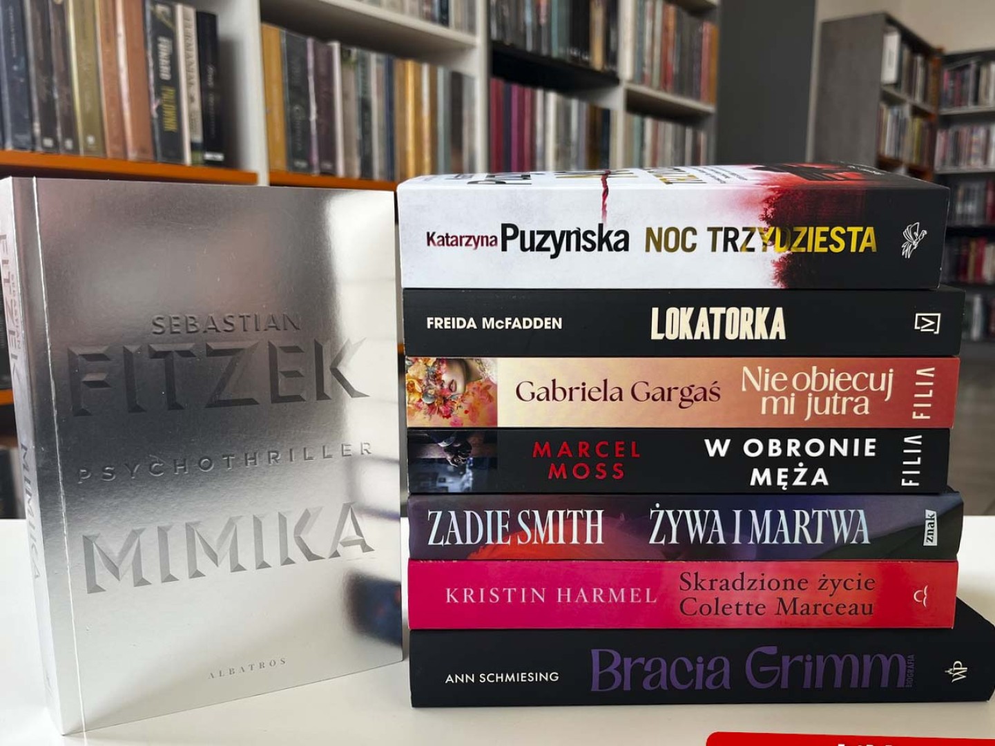 Nowości książkowe w bibliotece