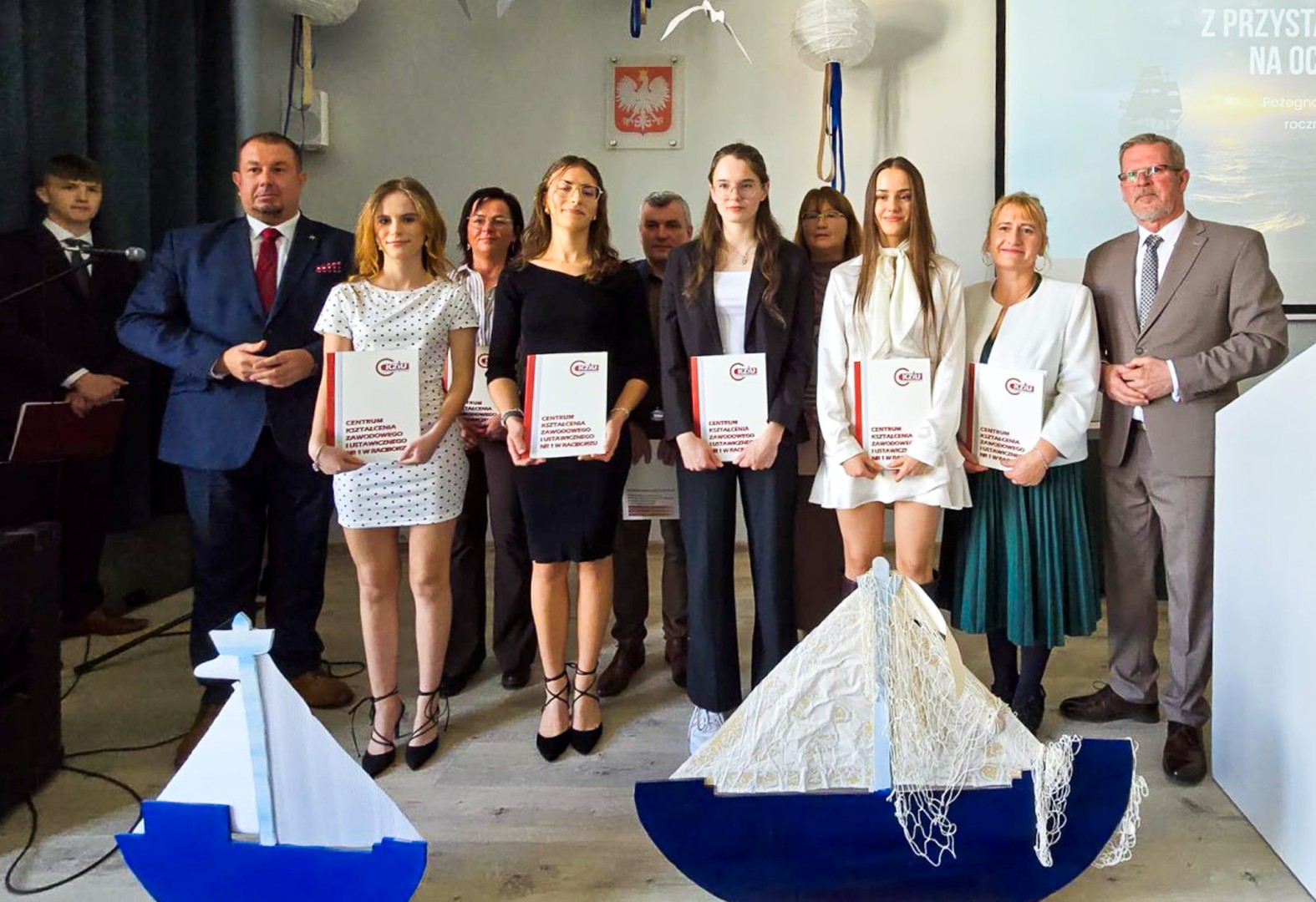 Z przystani CKZiU nr 1 na ocean życia. Budowlanka i Gastronomik żegnają absolwentów