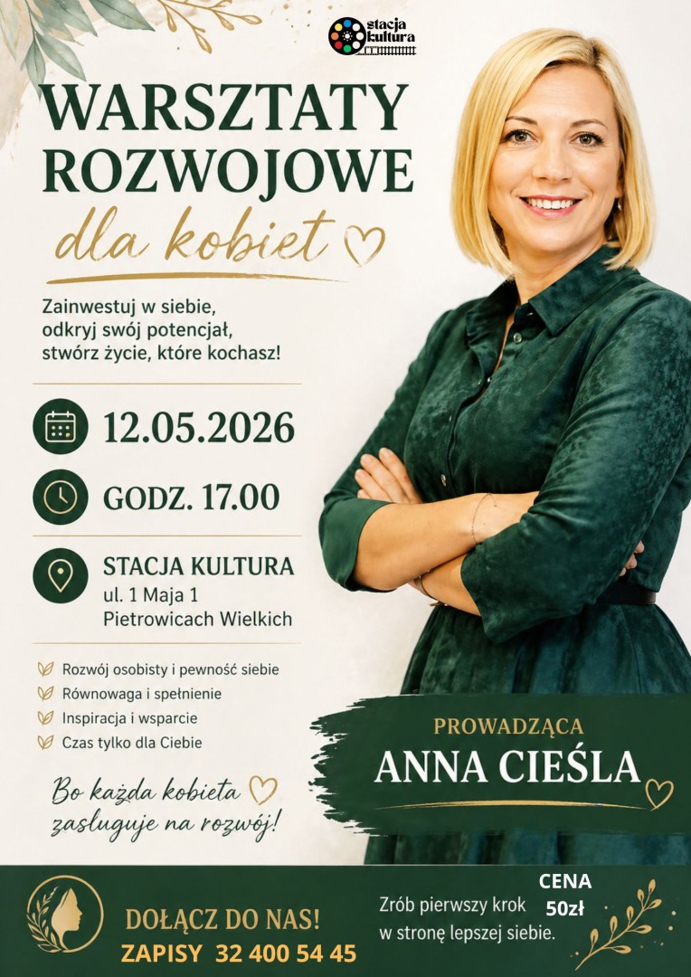 Maj pełen spotkań i warsztatów w Stacji Kultury w Pietrowicach Wielkich