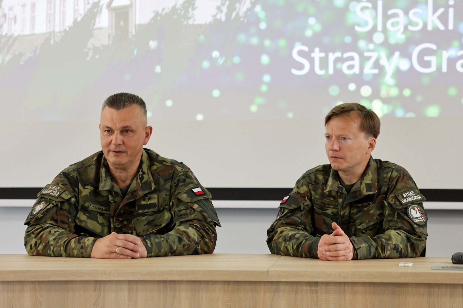 Komendant Główny Straży Granicznej w Raciborzu. Odprawa kadry kierowniczej Śląskiego Oddziału SG
