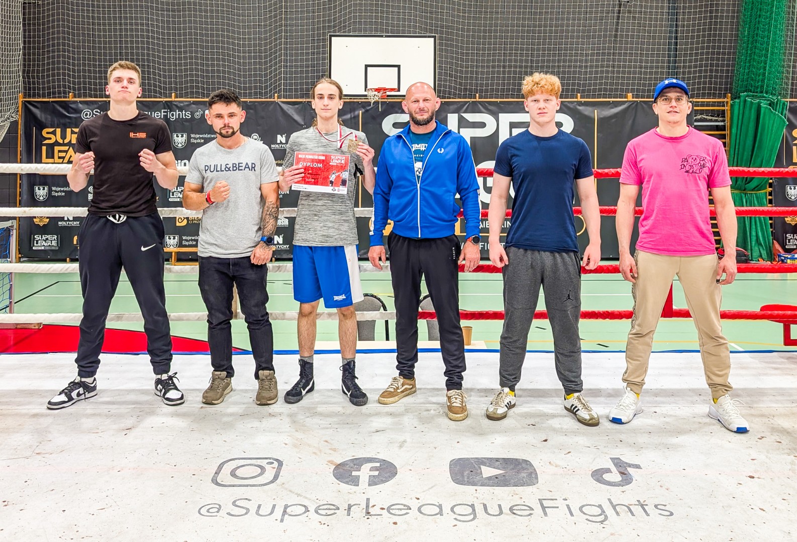 Zawodnicy Łamatora Racibórz na Pucharze Polski Super League Fights