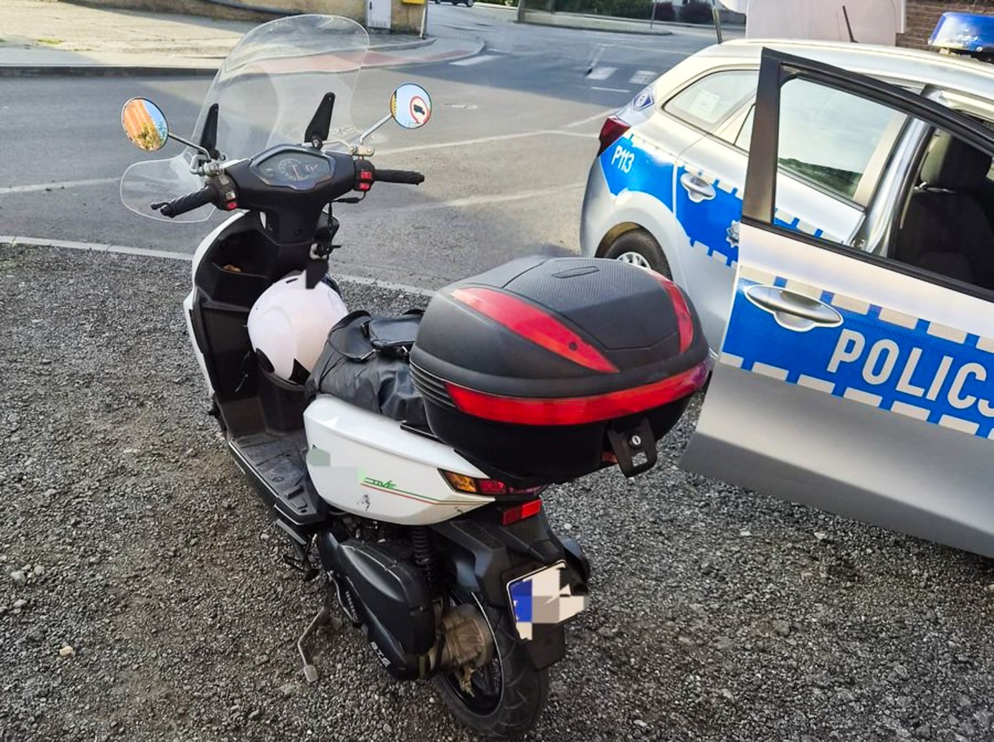 Trzy promile i jazda motorowerem do sklepu