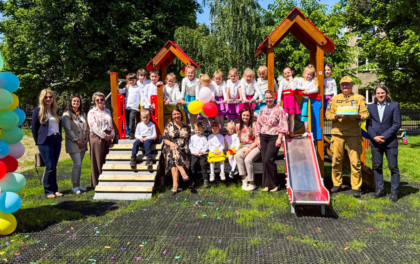 Nowy plac zabaw otwarty przy Przedszkolu nr 15 w Raciborzu