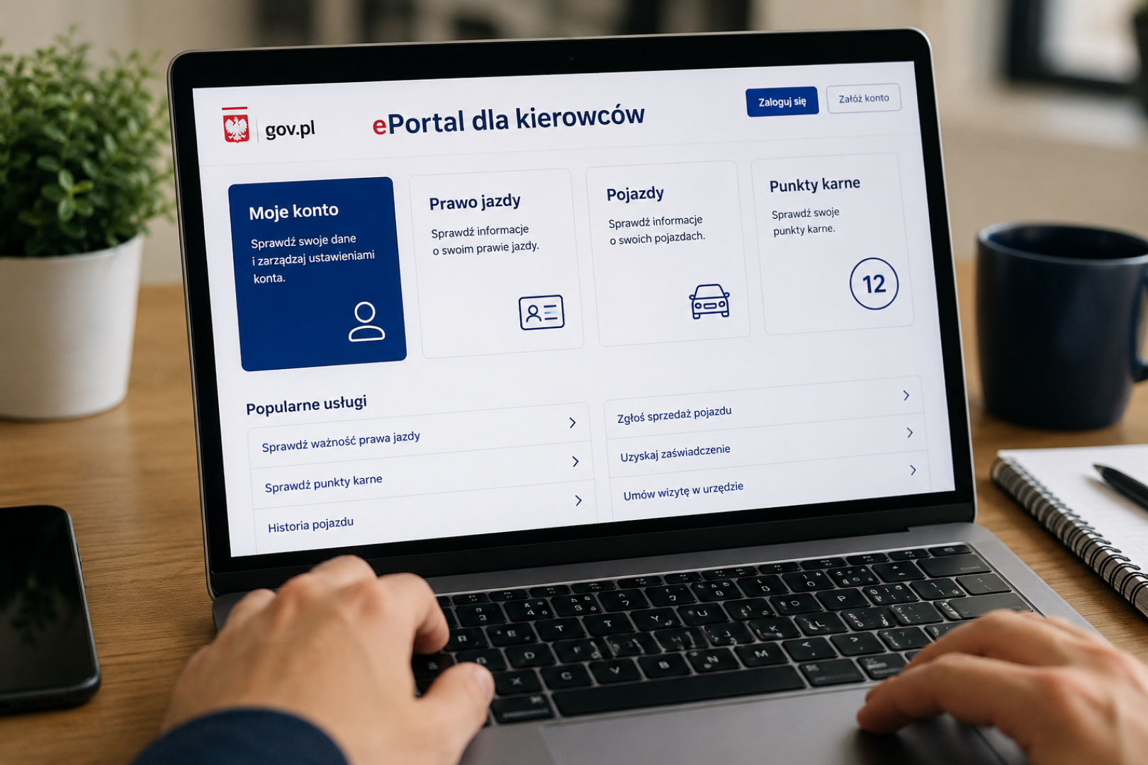 Nowy portal e-usług dla kierowców i kandydatów na kierowców