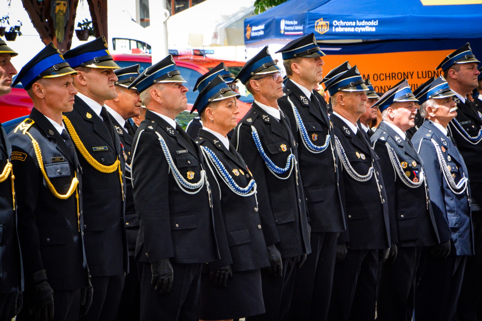 Strażacy powiatu raciborskiego świętowali na Zamku Piastowskim w Raciborzu [FOTO i WIDEO]