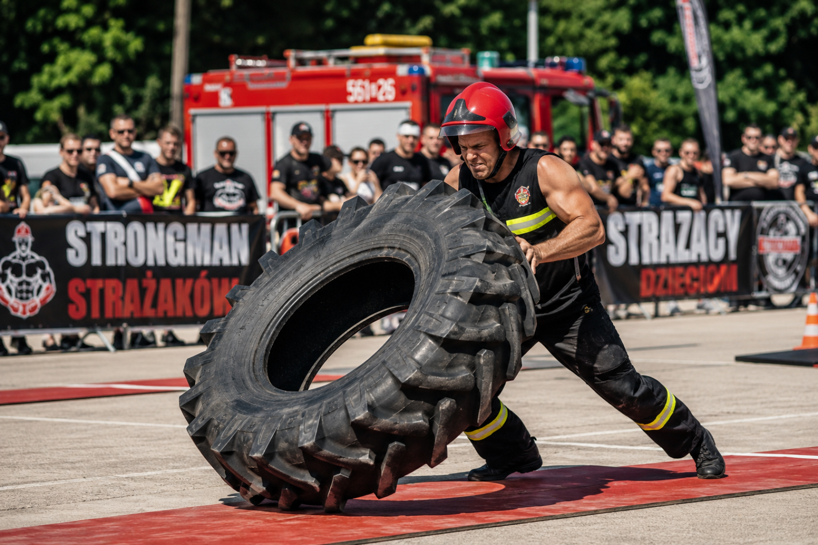 Strongman Strażaków i Strażacki Dzień Dziecka w Żerdzinach
