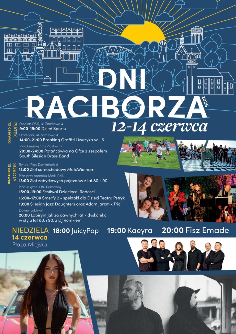 Nadchodzą Dni Raciborza 2026. Oto szczegółowy program