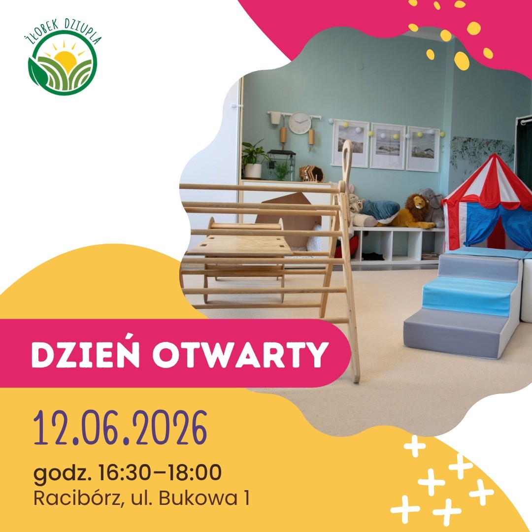 Dzień Otwarty w Żłobku Dziupla w Raciborzu już 12 czerwca. Poznaj wyjątkowe miejsce dla swojego dziecka
