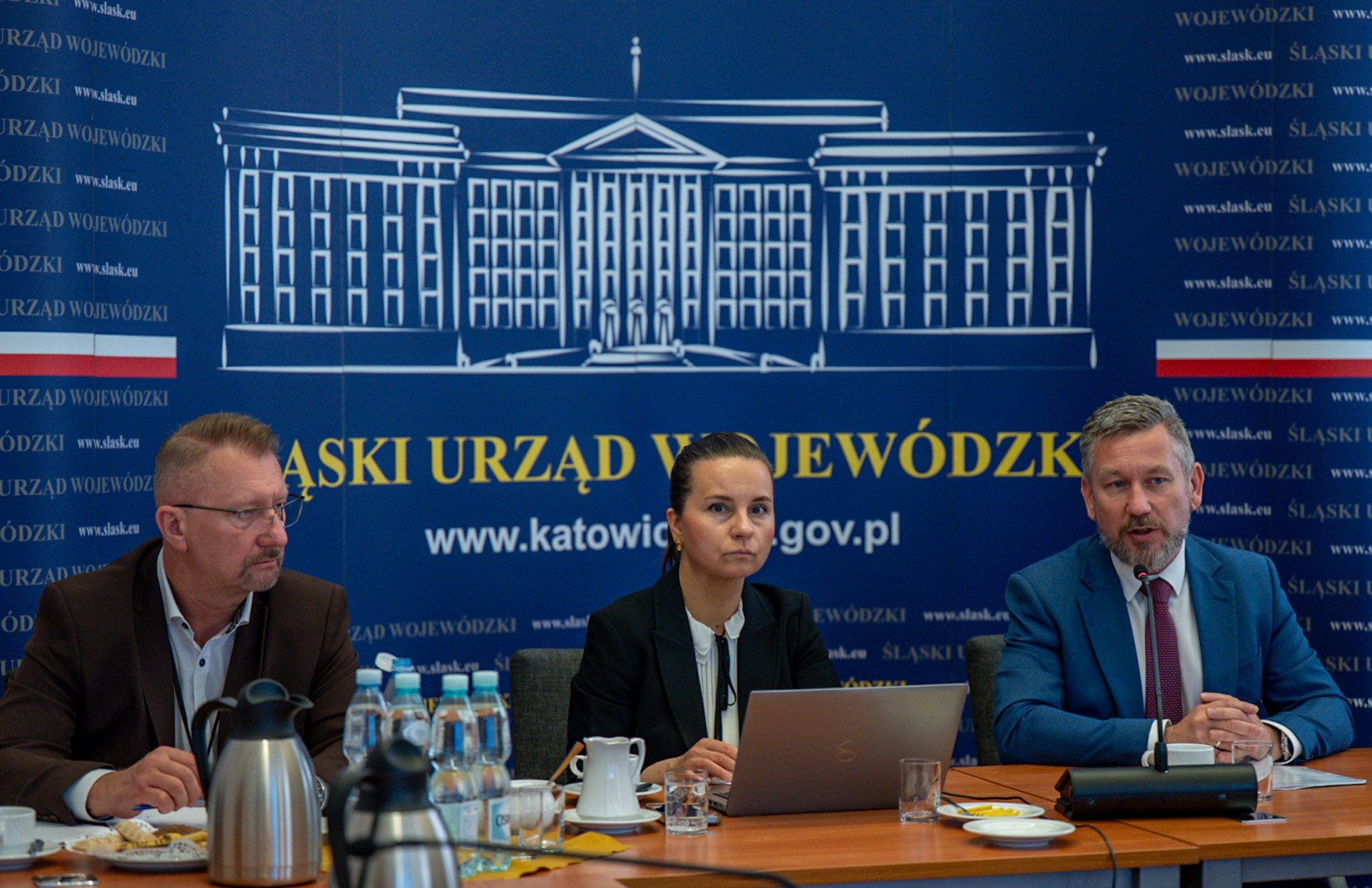 Posiedzenie Międzyresortowego Zespołu ds. Odry w Śląskim Urzędzie Wojewódzkim