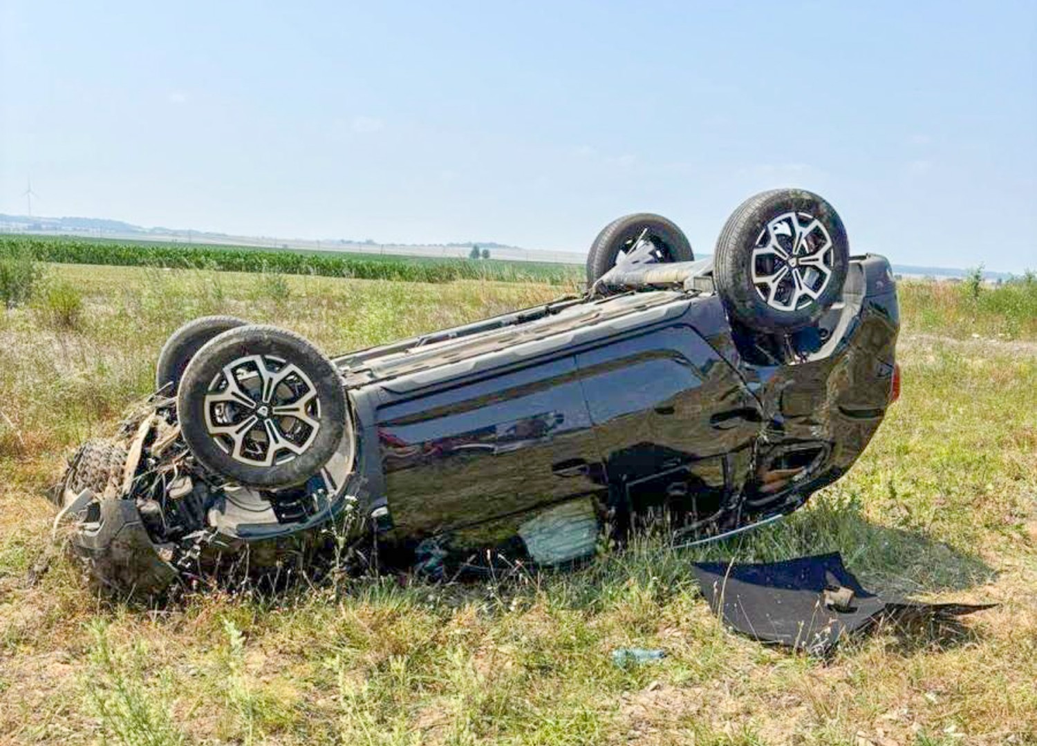 Dacia dachowała w Rudyszwałdzie. 72-latek poszkodowany