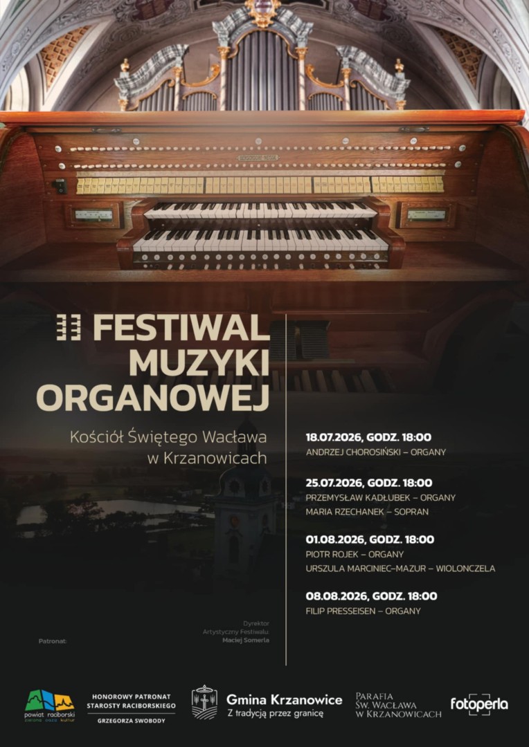 Powracają Letnie Koncerty Organowe w Krzanowicach