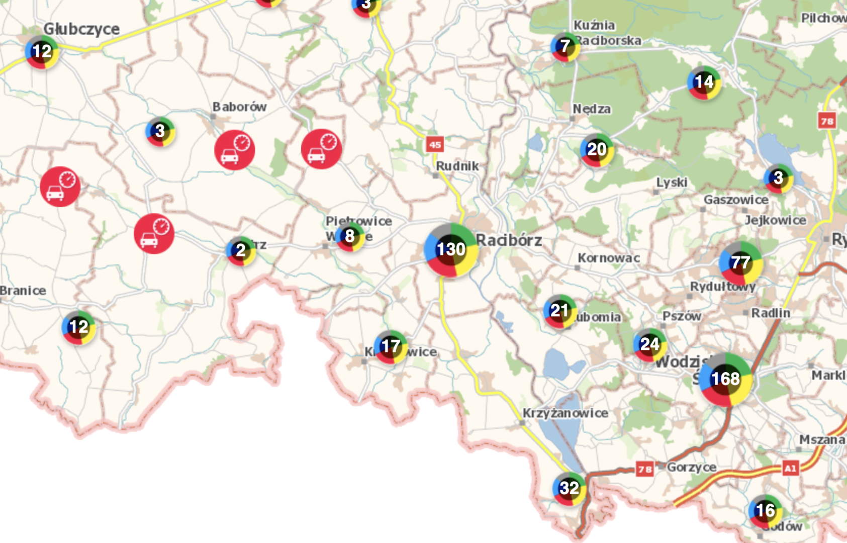 Mieszkańcy powiatu raciborskiego zgłosili o ponad połowę mniej zagrożeń do KMZB
