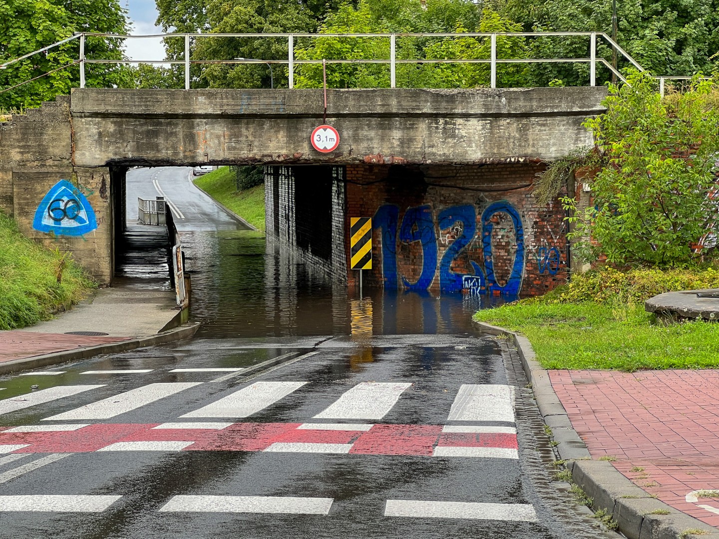 Utrudnienia pod wiaduktem przy ul. Eichendorffa. Droga będzie nieprzejezdna