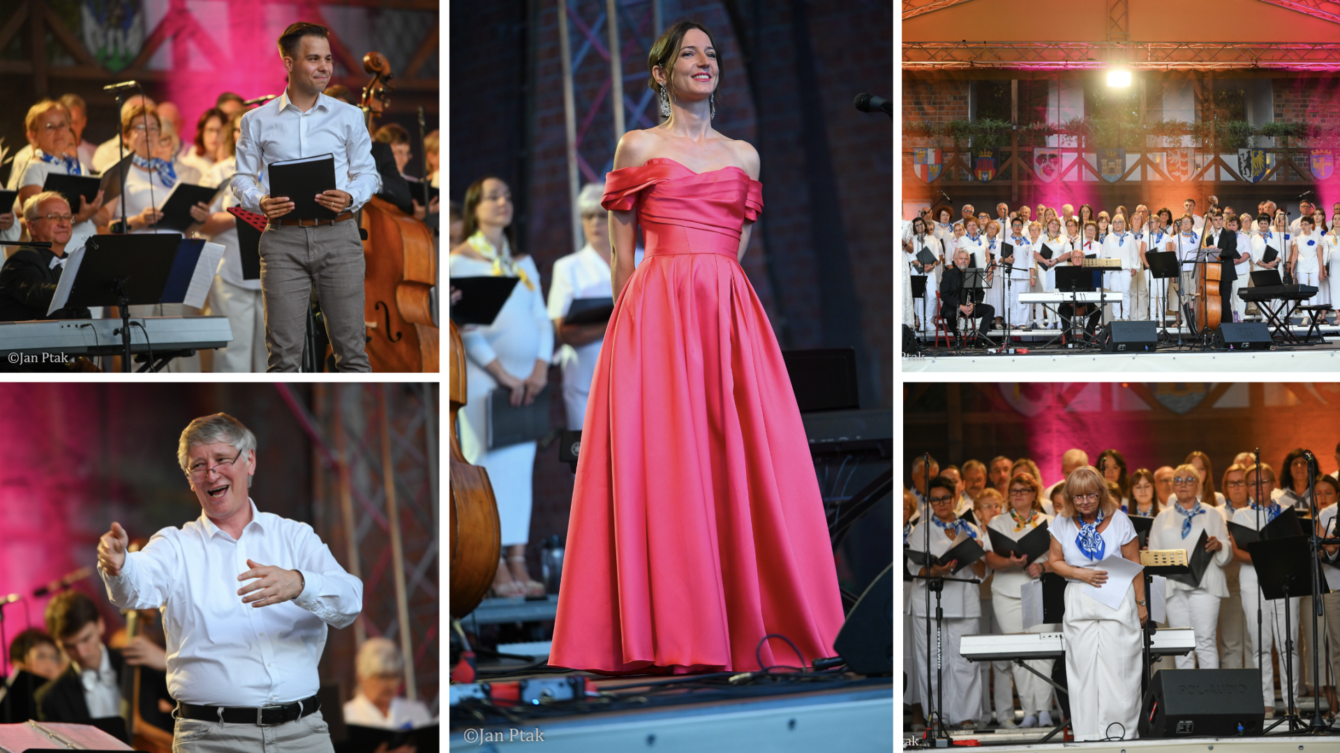 Chóry zabrzmiały na dziedzińcu Zamku Piastowskiego w Raciborzu. Wyjątkowy koncert z operetką i muzyką filmową w tle