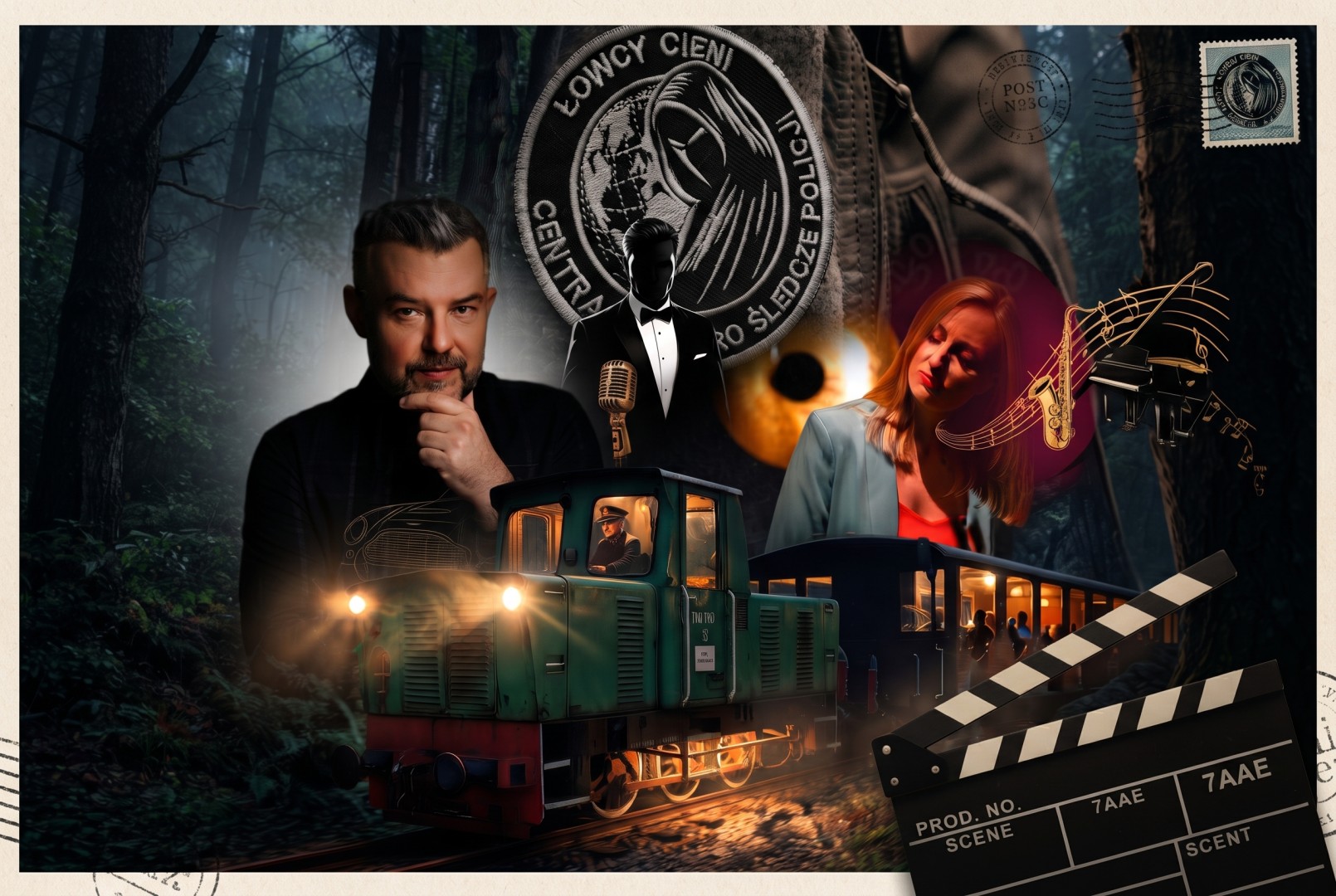 Nocny przejazd kolejką wąskotorową i koncert The Best of James Bond w starej lokomotywowni [ZAPROSZENIE]