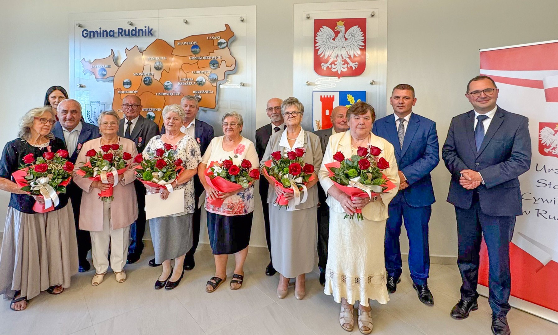 Złote Gody w Rudniku. Siedem par świętowało 50-lecie małżeństwa