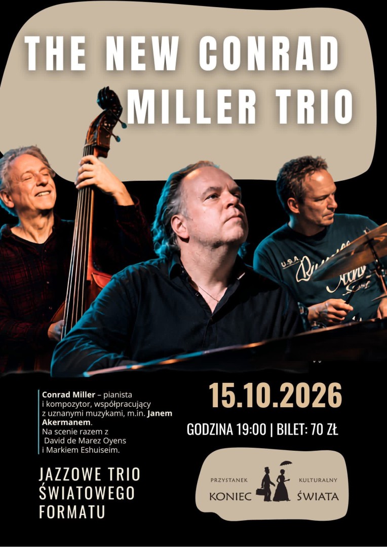 Jazzowe trio światowego formatu wystąpi na Końcu Świata w Raciborzu