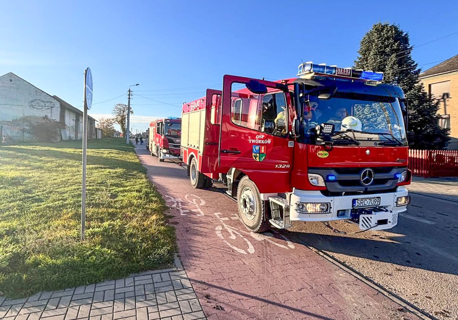 Trzy interwencje straży pożarnej w powiecie raciborskim. Uszkodzony gazociąg i zasłabnięcie kobiety