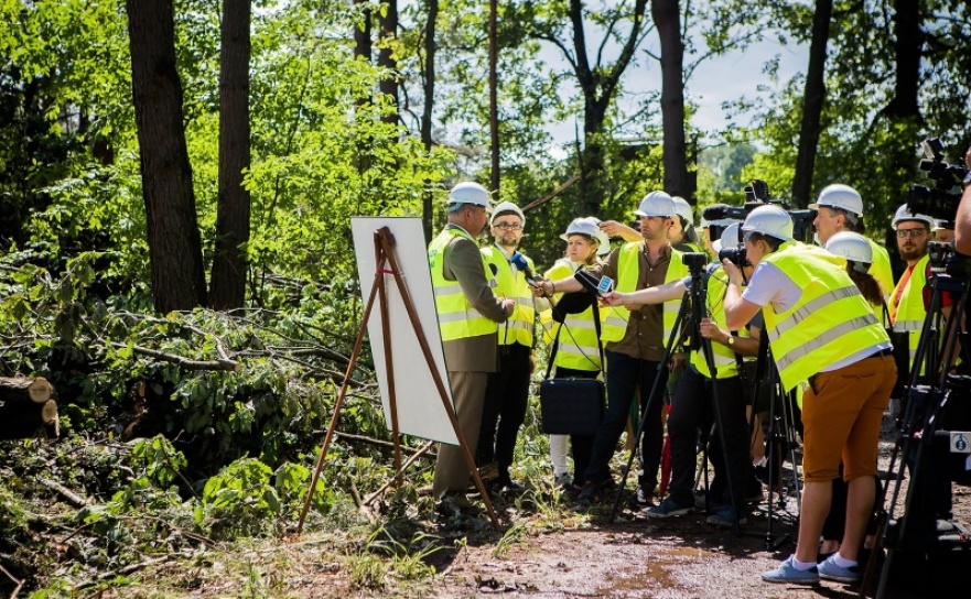 Ekologiczne skutki nawałnicy w Kuźni Raciborskiej - Serwis informacyjny z Raciborza - naszraciborz.pl