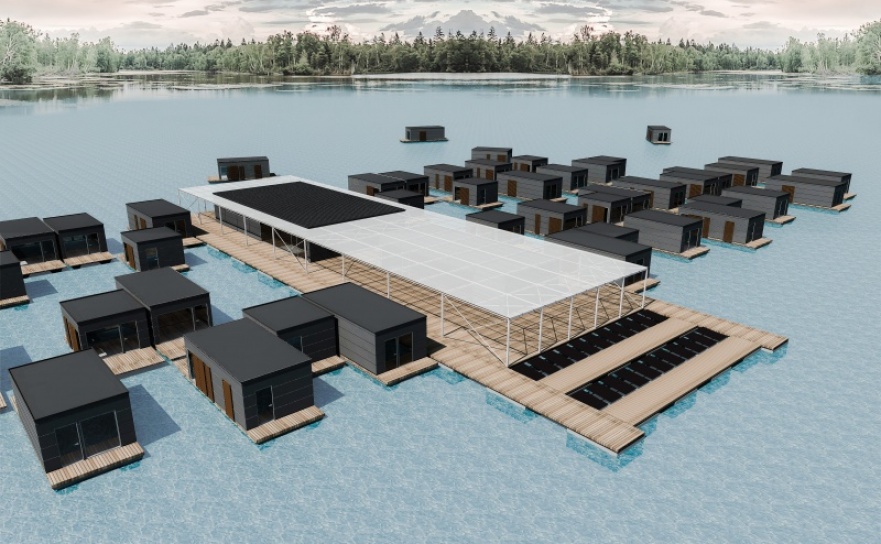 Domki na wodzie - szansa dla Nieboczów i Ligoty Tworkowskiej - Serwis informacyjny z Raciborza - naszraciborz.pl