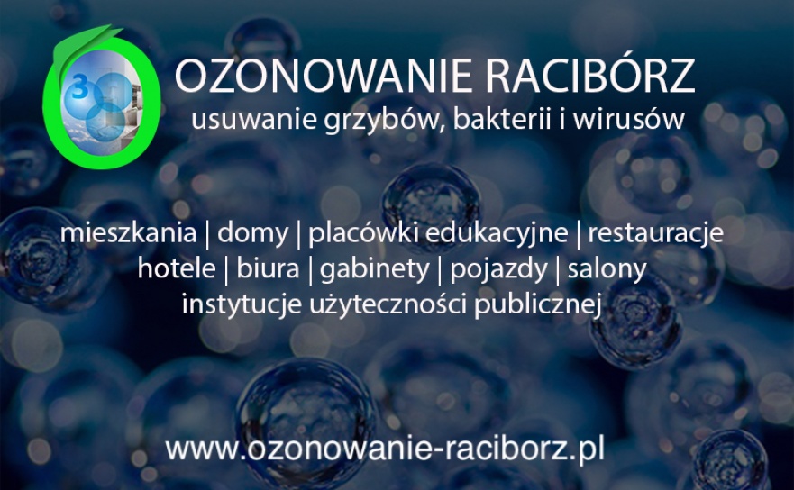 Ozonowanie - sposób na bezpieczeństwo  - Serwis informacyjny z Raciborza - naszraciborz.pl