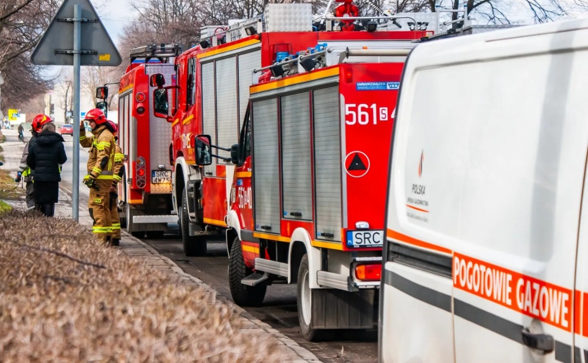 Pięć zastępów w akcji przy Francuskiej - Serwis informacyjny z Raciborza - naszraciborz.pl