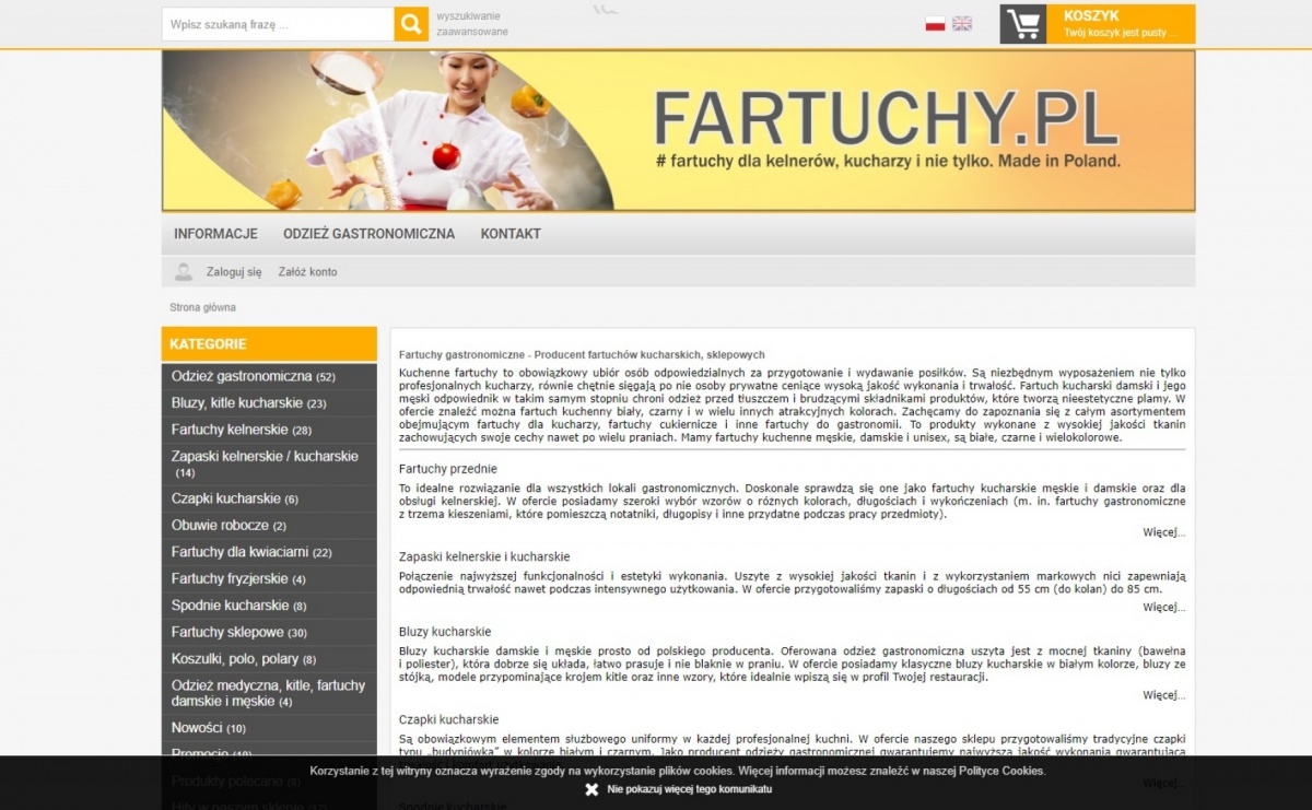 Fartuchy gastronomiczne - jak wybrać odpowiedni?  - Serwis informacyjny z Raciborza - naszraciborz.pl