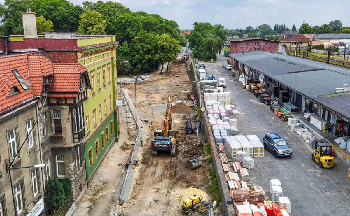 Remont Kolejowej z lotu ptaka. Tak zmieni się to skrzyżowanie - Serwis informacyjny z Raciborza - naszraciborz.pl