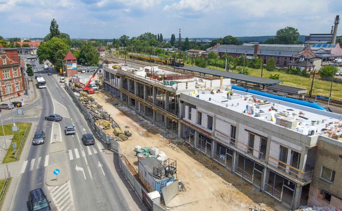 Stary i nowy dworzec. Porównajcie zdjęcia lotnicze! - Serwis informacyjny z Raciborza - naszraciborz.pl