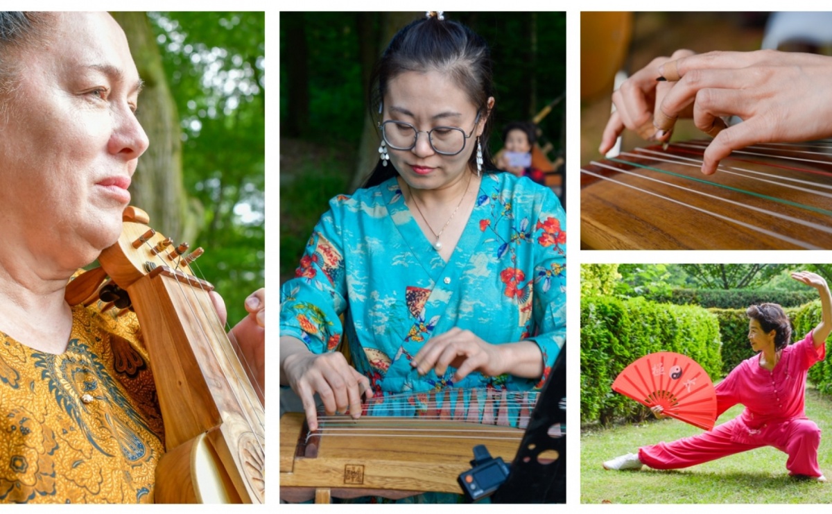 Amber & Silk project w Zaczarowanym Ogrodzie - spotkanie dwóch kultur i Tai Chi - Serwis informacyjny z Raciborza - naszraciborz.pl