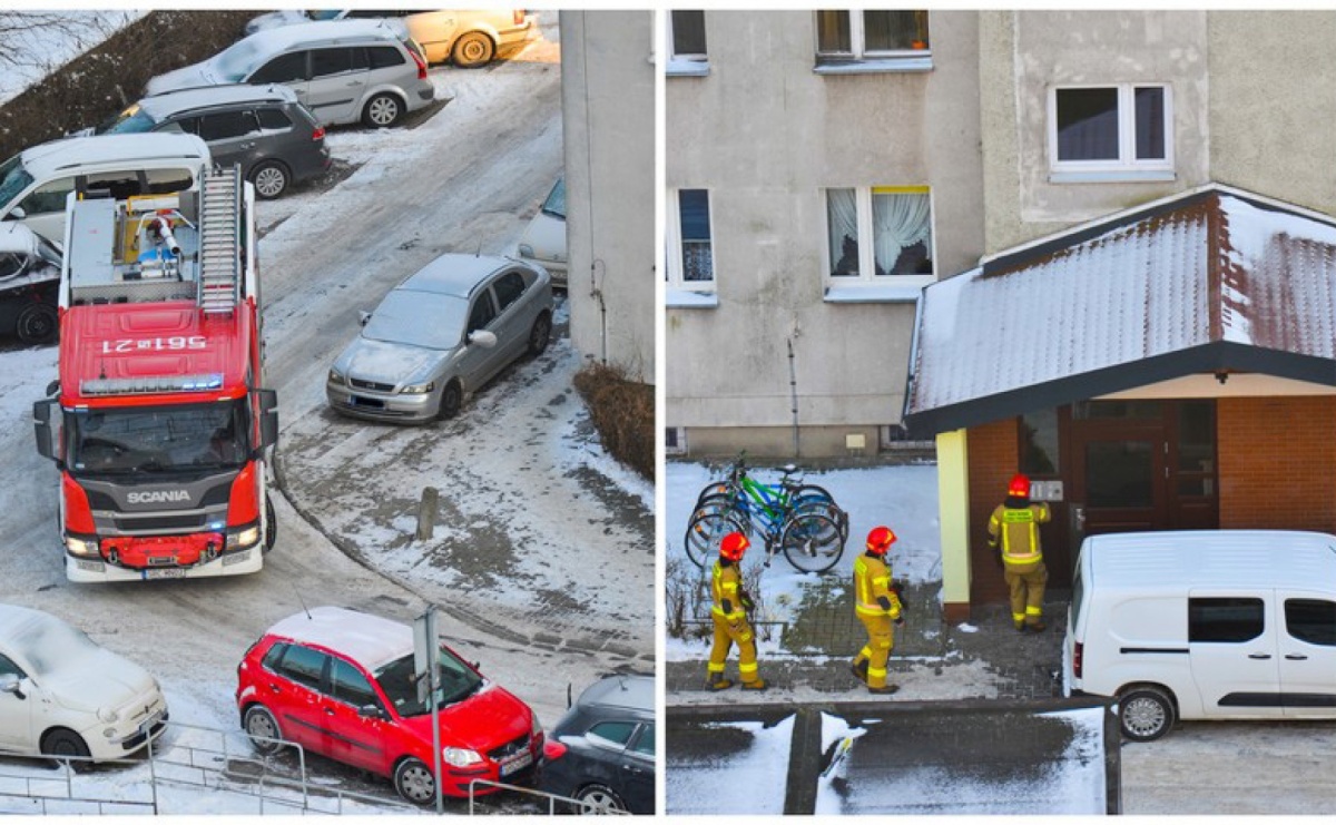 Raport 998. Strażacy w akcji przy Katowickiej - Serwis informacyjny z Raciborza - naszraciborz.pl