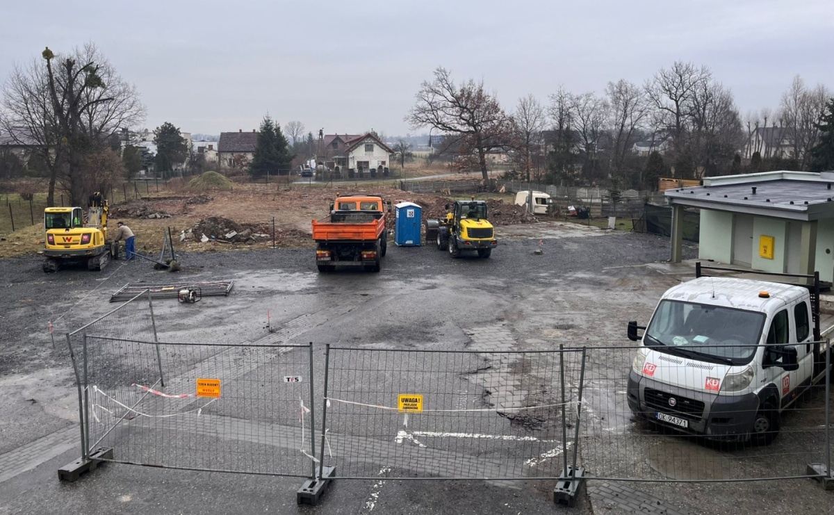 W Kuźni Raciborskiej ruszyła budowa parkingu - Serwis informacyjny z Raciborza - naszraciborz.pl
